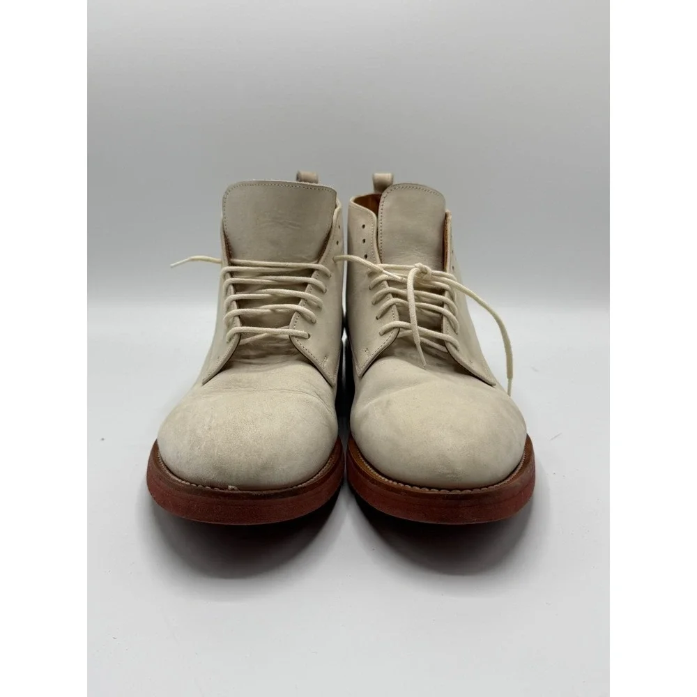 New Republic 8701 Chukka Boots Cream Mens Size 11.5 No Box